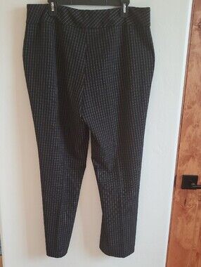 Two Color Grid Pattern Investments | Pants & Jumpsuits | Womens Blackwhite Grid Plaid Pullon ...